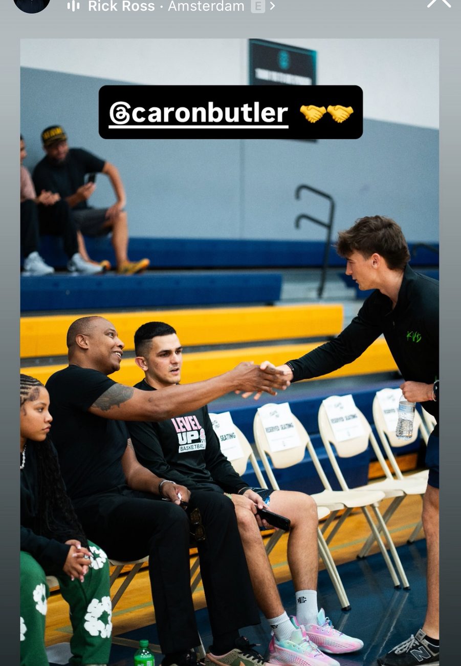 Kyle with NBA veteran Caron Butler — KVDVisuals
