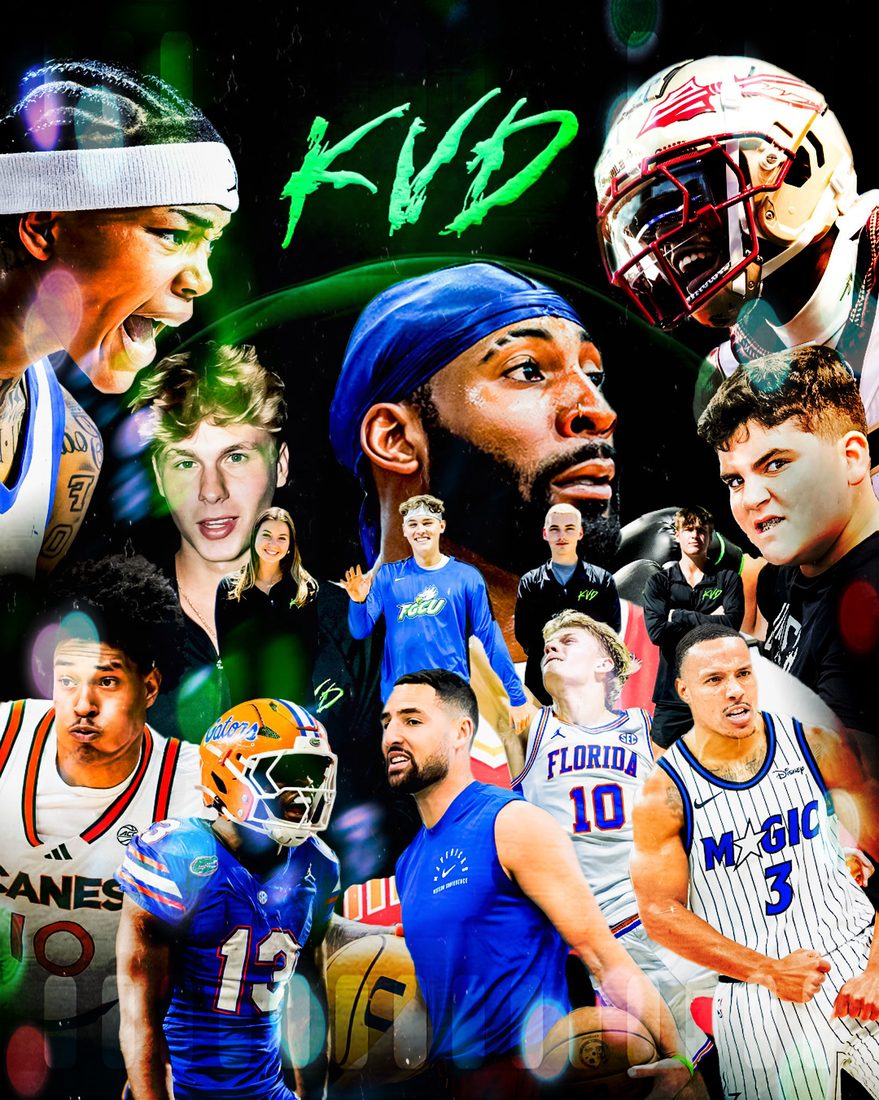 KVD athlete collage