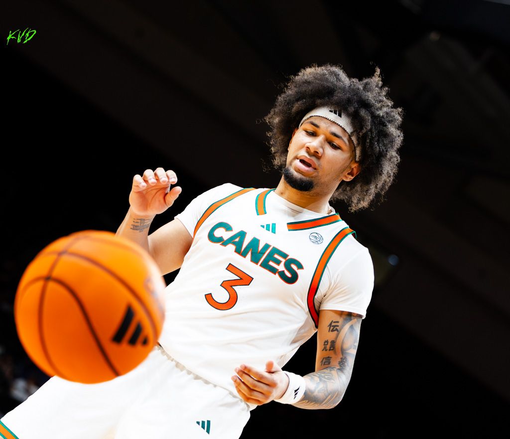 Miami Hurricanes basketball photography