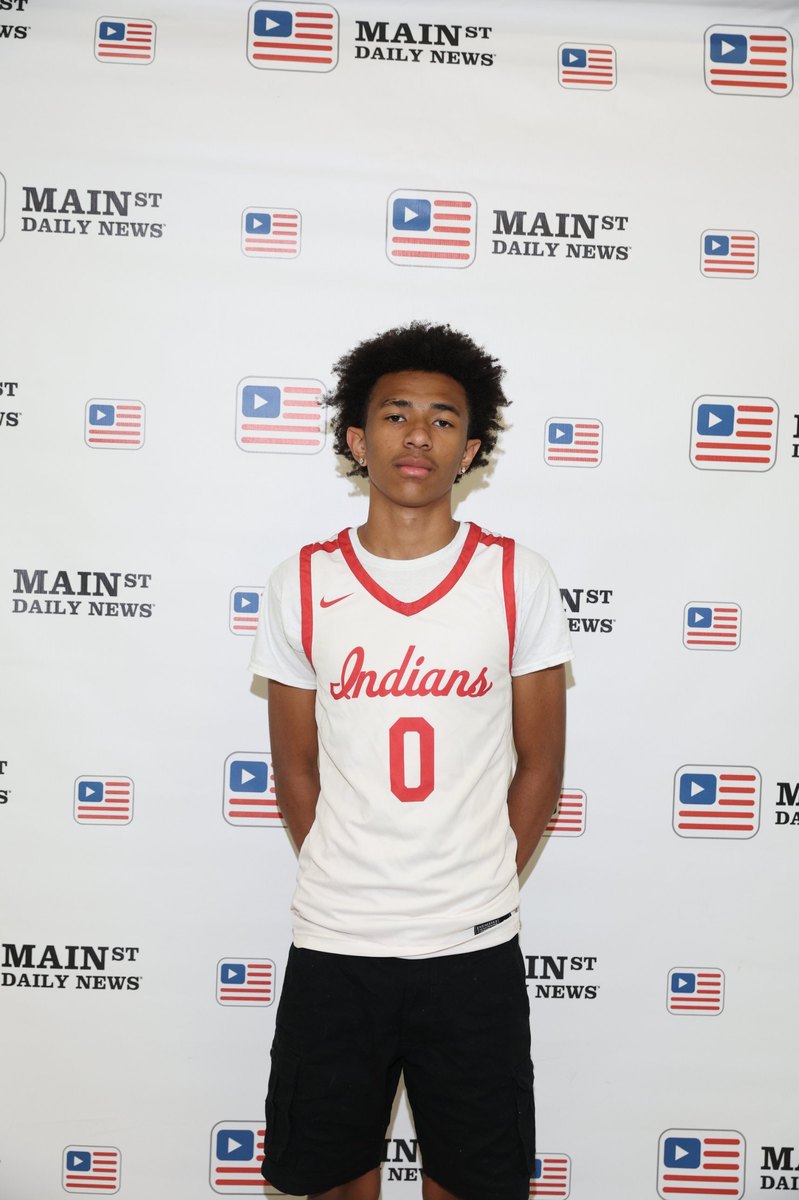 High school basketball player media day portrait - KVDVisuals sports photography